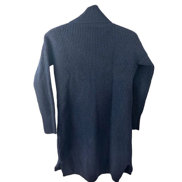 JIGSAW 100% Wool Navy Waffle Knit Sweater Dress M - Picture 3 of 11